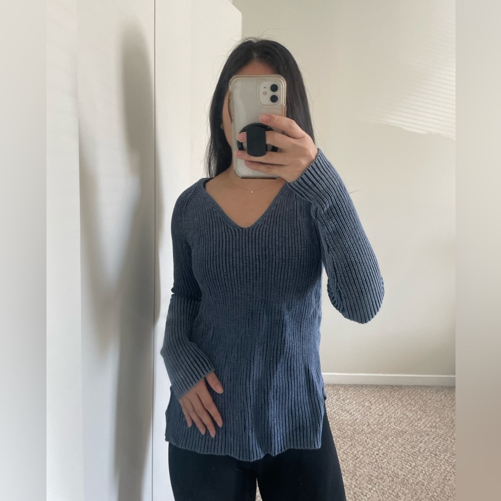 Navy Knit Sweater